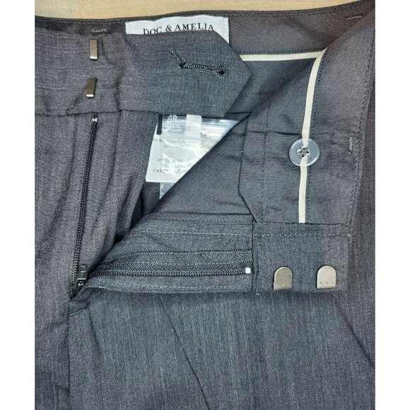 Doc & Amelia By Cintas Charcoal Gray Wool Polyester 4 Regular Women Dress Pants - Picture 8 of 12